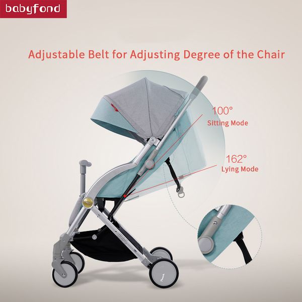 

pouch stroller baby can sit reclining trolley folding portable lightweight strollerlong awning breathable portable umbrella car