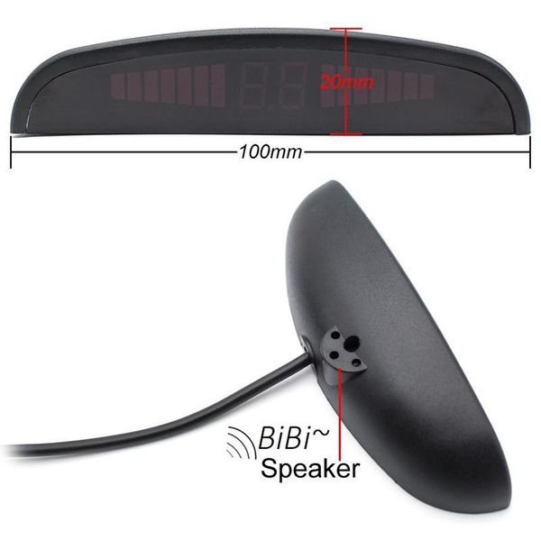 

car parking sensors parktronics with 4 sensors reverse backup car parking radar monitor detector system backlight display