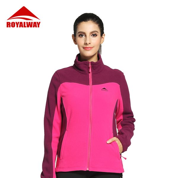 

royalway женщин открытый спортивная походные флисовые куртки осень зима туризм отдых trekking soft shell jacket rfll3455f