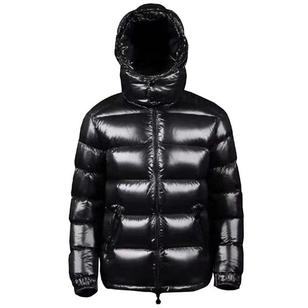 

90% белая утка вниз марка пальто мужчины зимняя белая утка вниз parka толстый теплый outwear мужские пальто плюс размер men jacket, Black