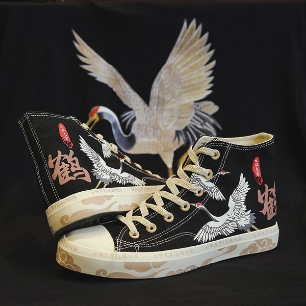 

men casual shoes trend canvas shoes men fashion sneakers summer student bord breathable flat light soft bottom, Black