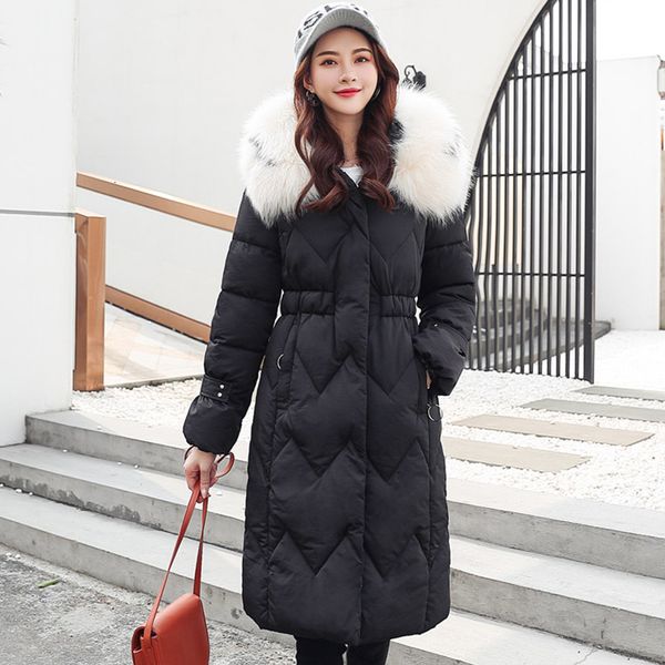 

high-quality winter coats for women in 2019 are thick, thin ladies with imitations of pipaca and six colors, Tan;black