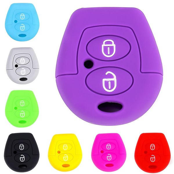 

silicone key case cover for sagitar for bora 2 button car protect key fob shell