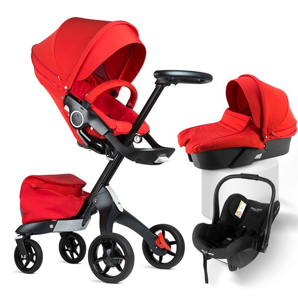 

3 in 1 baby stroller high land scape stroller 8gift in it dsland sitting momstroller strollers coches para bassinet