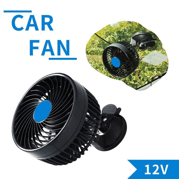 

quality adjustment suction cup 12/24v stepless speed car fan summer and durable practical item l0415