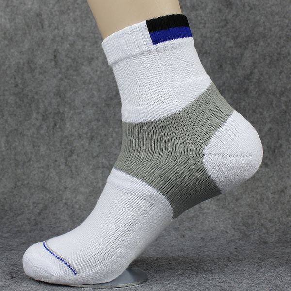 

tennis socks for men thicken bottom breathable badminton sports socks size black white grey l690-1olf