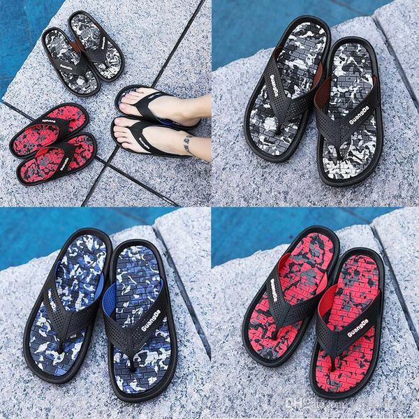 

designer brand sandals men sandals striped sandals black red speckle slippers flip flops summer wading shoes beach slippers