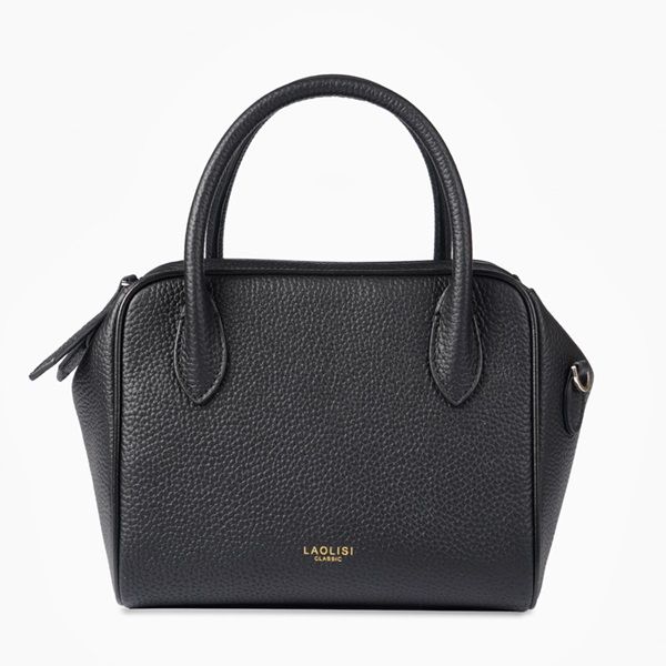 

iris bobs leather cowhide handbagy women's messenger bag double zipper large capacity single shoulder handbag