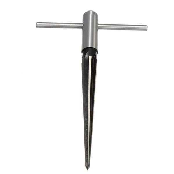 

bridge pin hole reamer tapered 1/8"-1/2" 6 fluted woodworker cutting tool