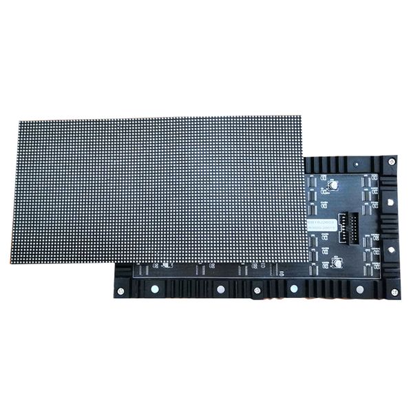 

10 piece flexible smd Display module RGB full color indoor P4 256 mm LED billboard screen moving video digital sign board panel