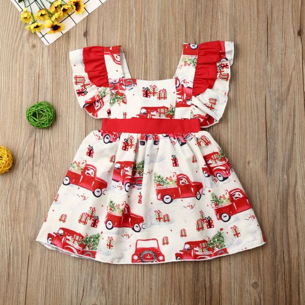 

малыш дети baby girl рождество платья принцессы формальной партия xmas платье одежда, White