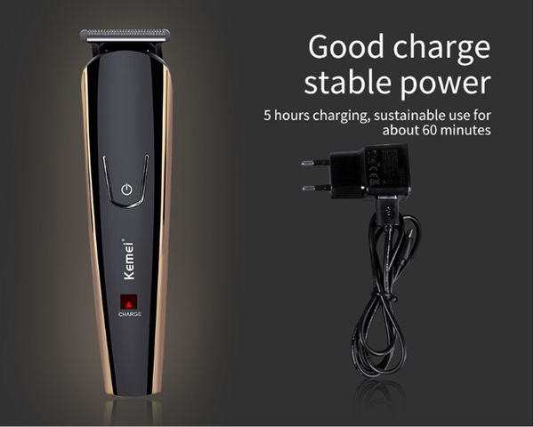 

kemei multifunctional 5 in 1 hair clipper rechargeable with limit portable beard trimmer 100-240v 40d pzuhv