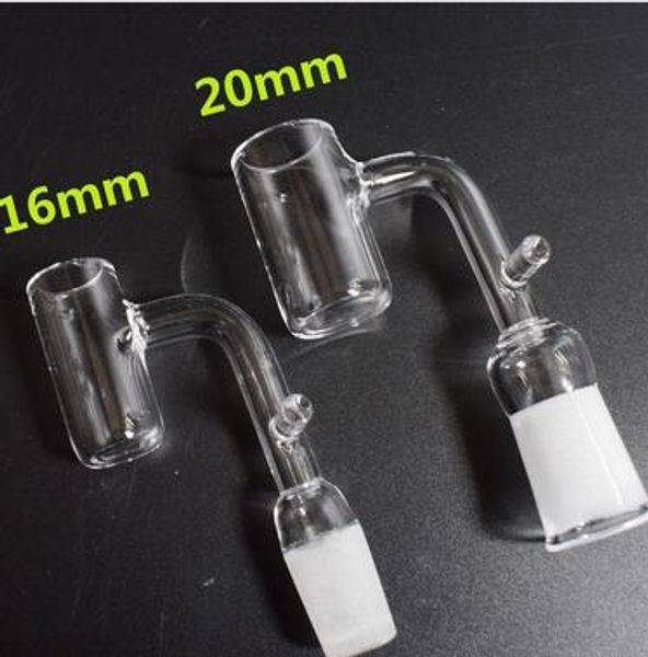 DHL New Quartz Enail Domeless Eletrônica Quartz Banger prego por 16 milímetros 20 milímetros tubos de aquecimento da bobina de vidro Bongs água Dab Plataformas de petróleo