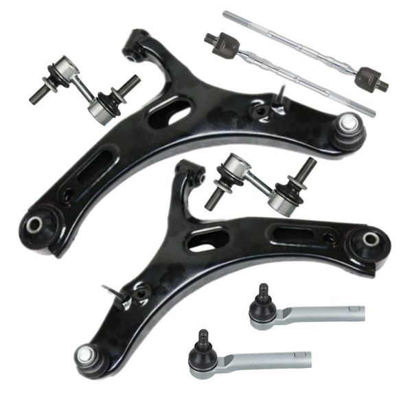 

2010 2011 2012 2013 2014 subaru legacy outback 8pc front control arms tie rods sway bar links