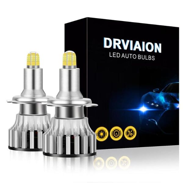 

2x h7/h1/h8/h9/h11 9005 hb3 /9006 hb4 супер яркий csp чип 8sides 24led лампы 6500k освещение автомобиля светодиодные фары