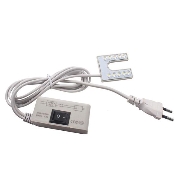 

working gooseneck led light 10leds flexible gooseneck with magnetic base for sewing machine arts,crafts & sewing tb sale, Black