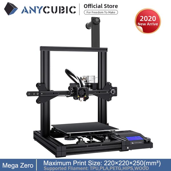 

anycubic 3d printer mega zero impresora 3d diy kit full metal large printing size touch screen lcd filament sd card 3d drucker