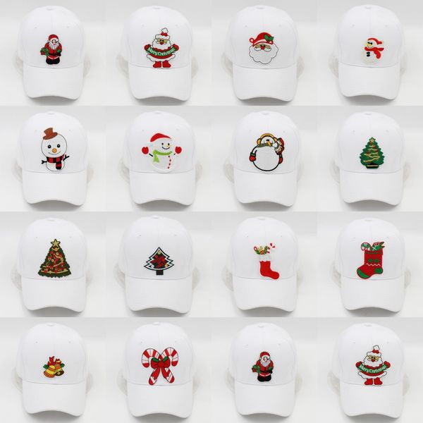 

горячая продажа мода зима рождество санта-клаус diy вышитые патчи папа hat белые бейсболки snapback cap невыстроенные регулируемая, Blue;gray