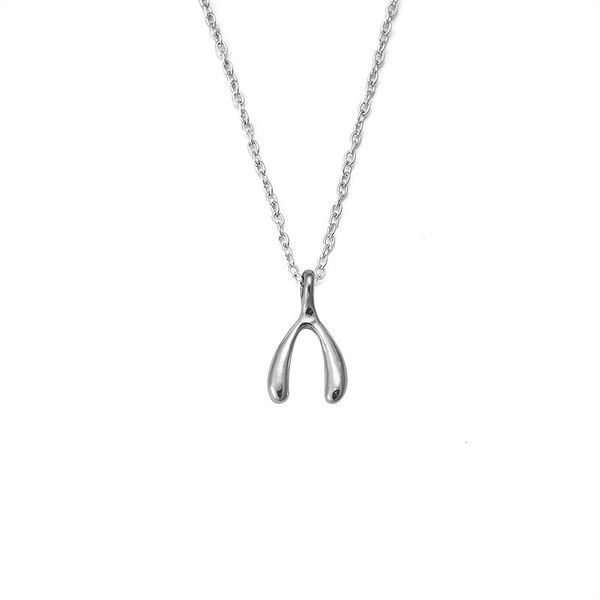 

necklaces jewelry long womans chain necklace bone jewellery ladies geometric lovers silver color korean the heirs halskette