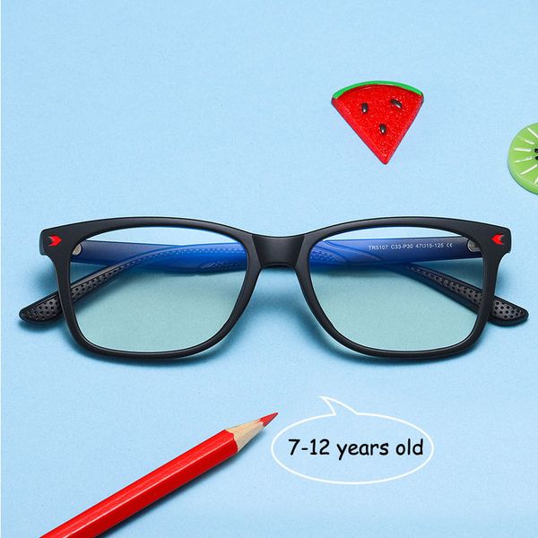 

youth glasses kids boy girls teens blue light frame anti reflective presecription optical lens 5 to 15 computer eyeglasses uv400, White;black