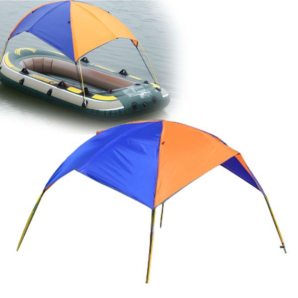

sun shelter for inflatable boat awnings hovercraft fish boat rubber sailboat kayak sun shade canopy waterproof tent
