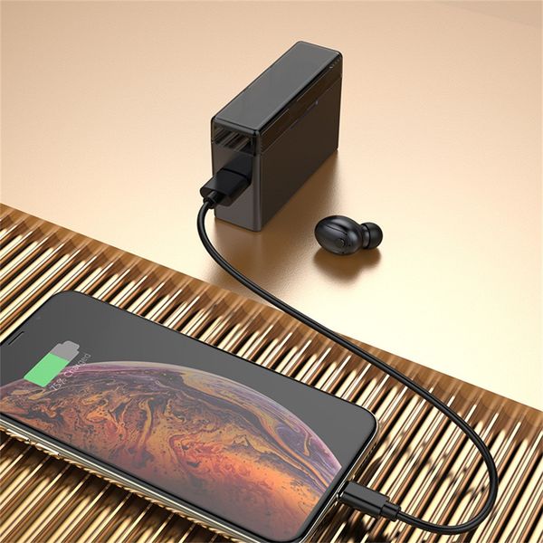 

bt headset wireless earphone mini compartment the phone with sweat-proof dust-proof charging seat #20