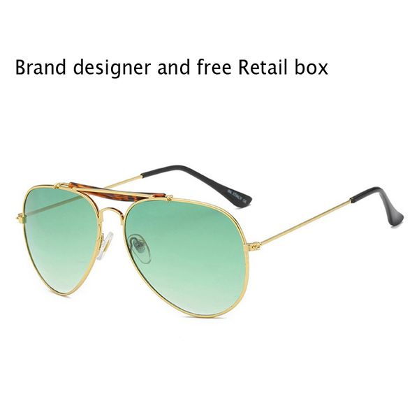 

высокое качество пилот солнцезащитные очки женщины мужчины бренд дизайн мода винтаж спорт вождение солнцезащитные очки uv400 goggle drop дос, White;black