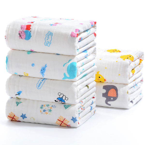

blankets & swaddling gauze cotton baby blanket muslin swaddles infant wrap bath towel sleepsack stroller cover play mat