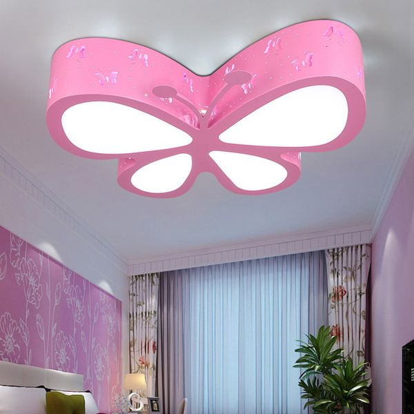 Dirigidos Potencia Techo Los De De Lámparas Compre Lámparas De Las Moderna Encienden Que Alta Del LED Dormitorio Niños Viven Mariposa LED Del Techo bY7y6gvf