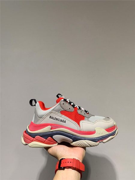 

high-end brand-name couple shoes retro dad shoes men and women new casual sports running shoes, Black