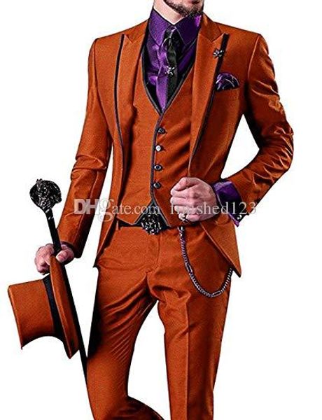 

very good one button groom tuxedos peak lapel men suits 3 pieces wedding/prom/dinner blazer (jacket+pants+vest+tie) w539, Black;gray
