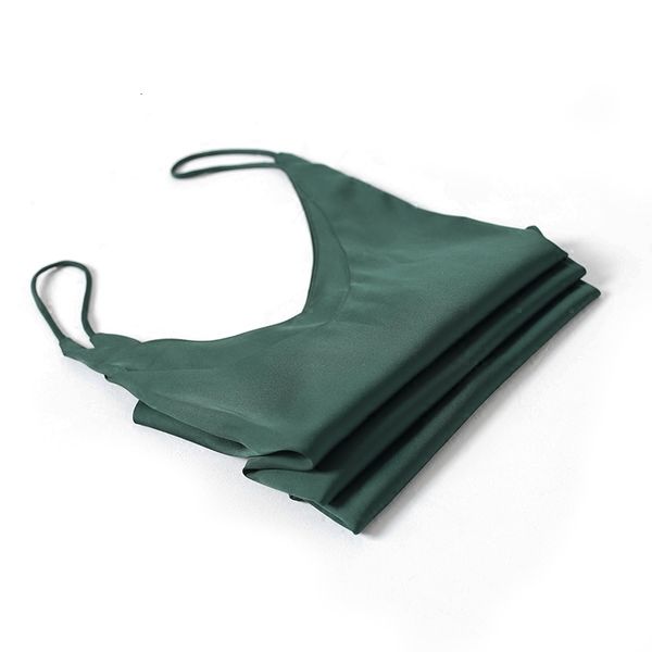 

бретели tops женщина танки tops плюс размер холтер top женщины бретели camis рукавов top дамы нижнее белье шелковые жилет женщин 5% шелк cha, White