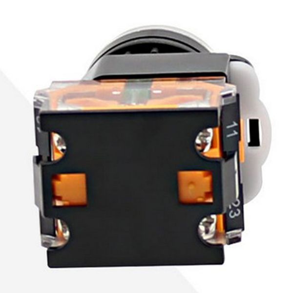 

1pc 22mm 3 position latching button switch control device knob switch 10a