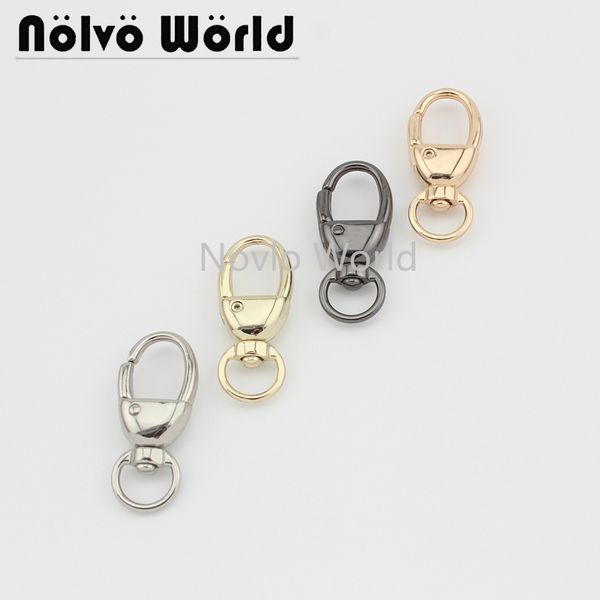 

wholesale 500pcs,4 colors accept mix color, 46*12mm 1/2 inch, metal snap hook handbag lobster buckle swivel clasp hook hardware, Black