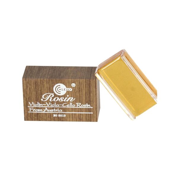 

square 8010 transparent golden rosin resin colophony for violin viola cello parts