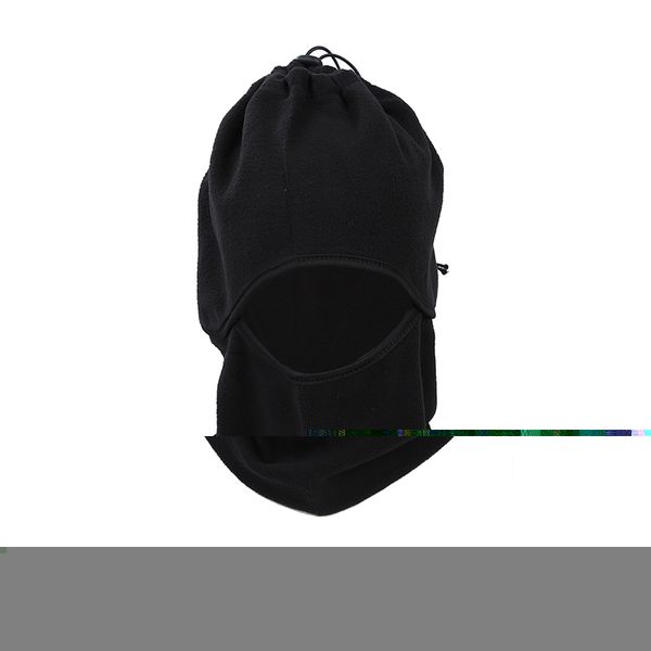

snood 4 in 1 fleece mens scarf black hood balaclava neck warmer winter hat