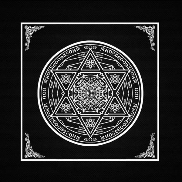 

50*50cm non-woven tarot tablecloth board game textiles hexagon magic game tablecloth square tapestry pxpf other golf products