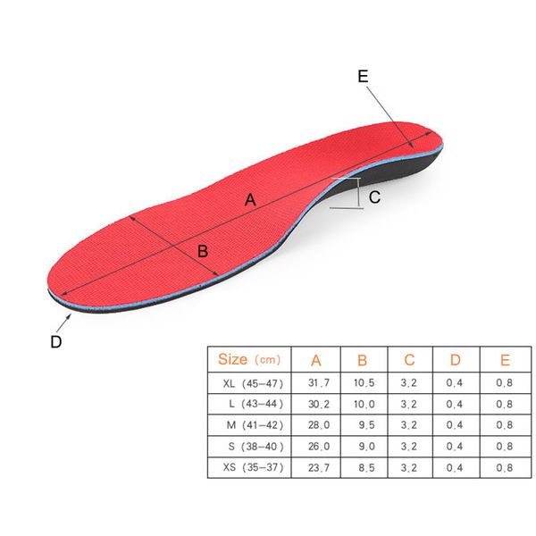 

selling 1 pair orthopedic insole for flat foot eva sole pad arch support cushion insoles -b5, Black