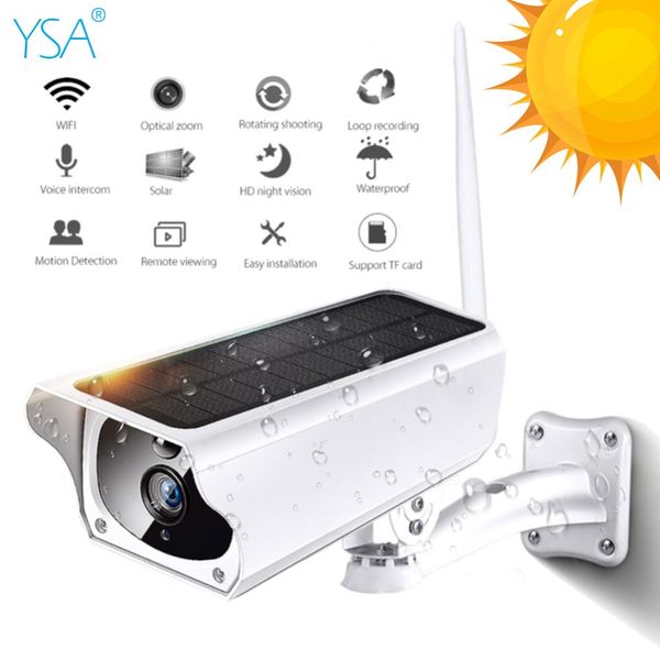 

Y a 1080p olar ip camera 2mp wirele wi fi ecurity urveillance waterproof outdoor camera ir night vi ion olar power hd cam