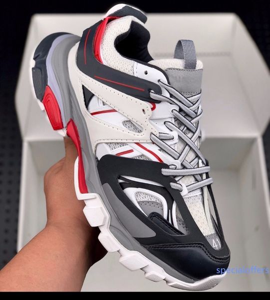 

new fashion 3.0 tess s paris track trainers men sneaker designer sneaker women walking luxury paris dirty dad shoes, Black