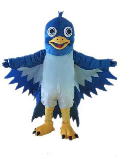 

2019 bird costumes a blue bird mascot costume for adults to wear, Red;yellow