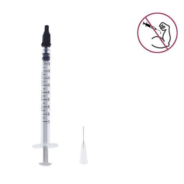 1 mL / 1 cc a seringa da agulha 27G + 0,5 polegadas Dispensing de vedação da tampa agulhas