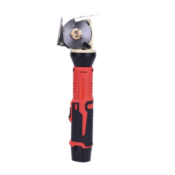 

portable electric scissors with sharpener cloth fabric cutter shears round rotary blade cutting machine hot