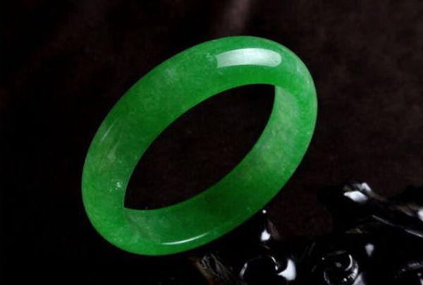

koraba fine jewelry chinese natural beautiful emerald green nephrite jade bangle bracelet ing, Golden;silver
