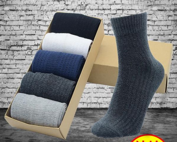 

middle tube cotton socks wild spring and autumn sweat-absorbent cotton sports socks deodorant male tide socks, Black
