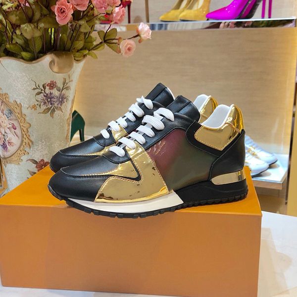 

lace-up classic presbyopia fashion luxury designer women hococal casual running shoes sneakers camouflage color breathable designer shoes, Black