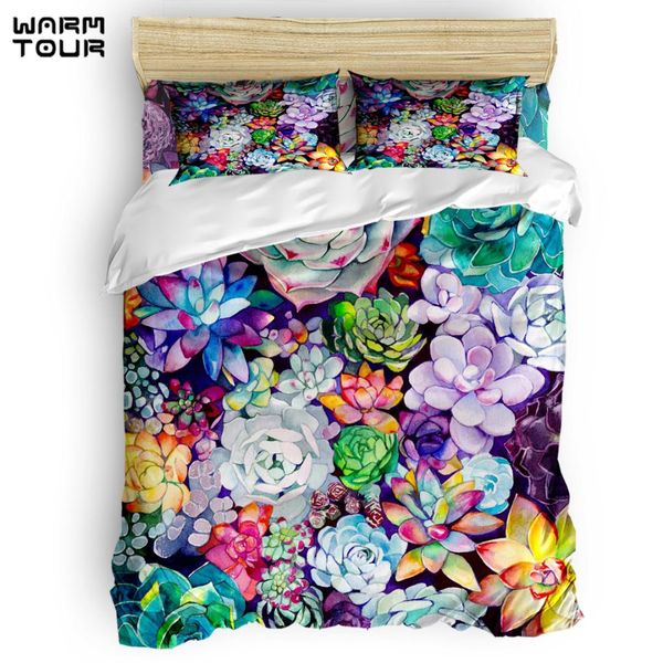 

warmtour duvet cover succulent garden duvet cover set 4 piece bedding set for beds dhl shipping method