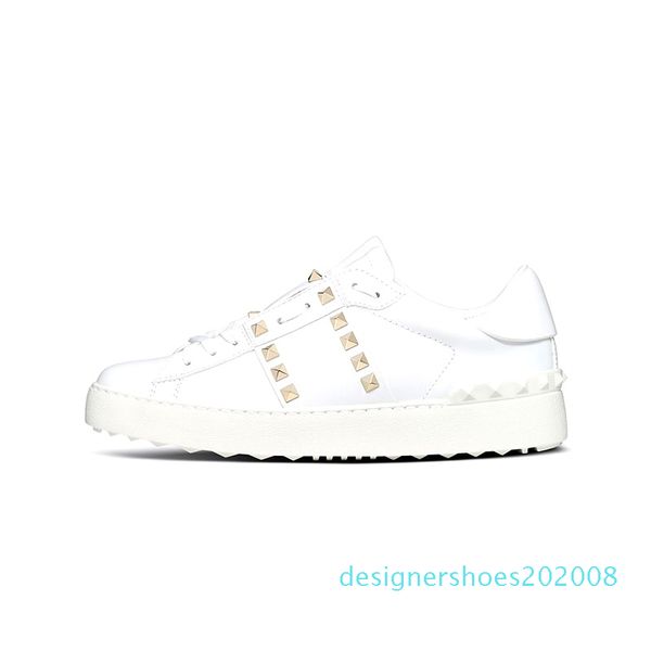 

new arrival casual shoes white black red fashion mens women leather designer shoes open low sports sneakers size 35-46 d08