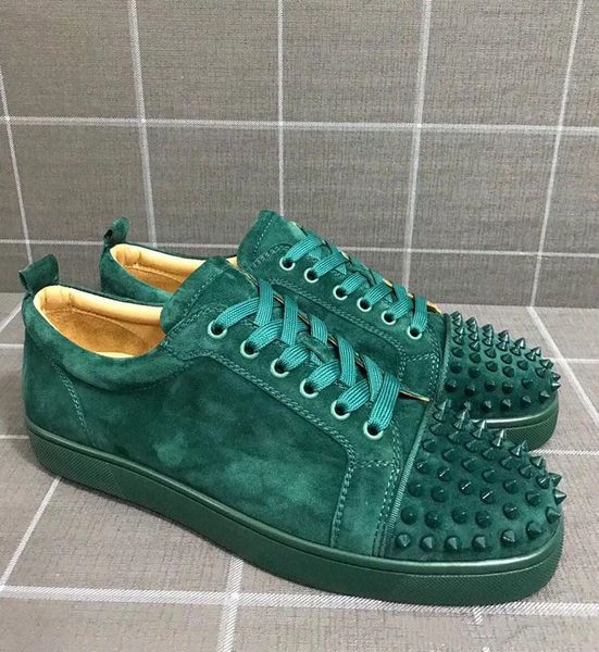 

с коробкой] конструктор мужские кроссовки red bottom low-top младший шипы flats обувь для мужчин и женщин кожаные кроссовки повседневная об, Black