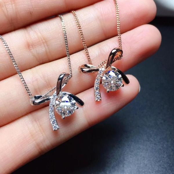 

super moissanite necklace, 925 sterling silver, gem, color d, real moissanite